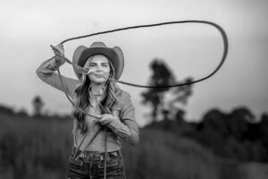 roping cowgirl - Georgia