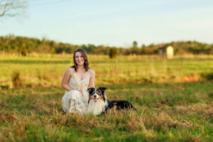  highschool Senior Pictures with dog